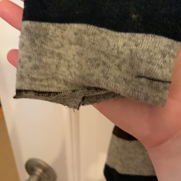 Izabel London Striped Knit Swing Dress - Picture 6 of 6